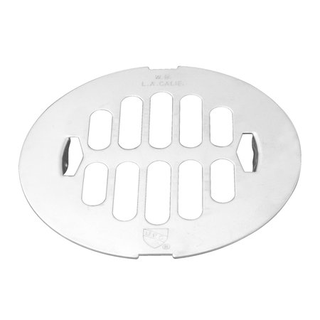 WESTBRASS AB&A Snap-in Shower Strainer in Powdercoated White D3198-50